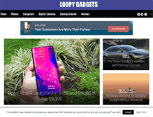 Tablet Screenshot of loopygadgets.com